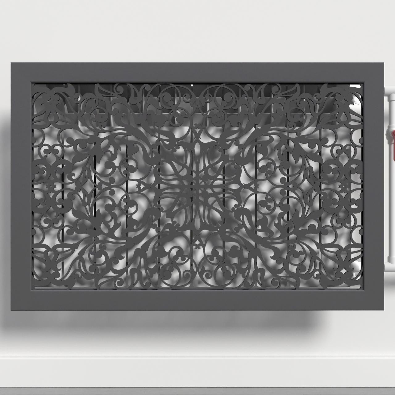 Решітка-екран на батарею SMARTWOOD 600 мм Графіт (R20102106)