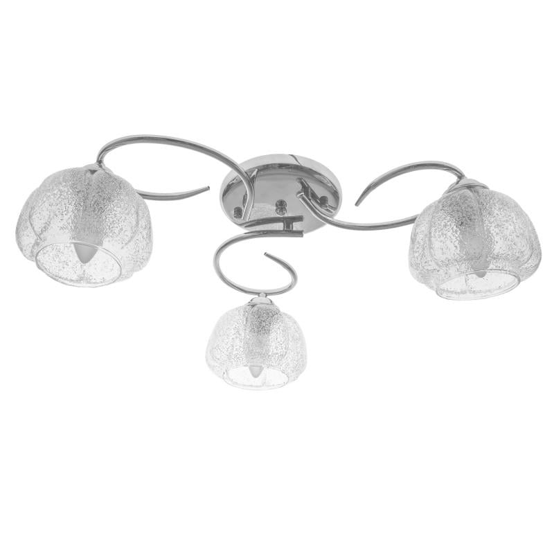 Люстра потолочная на 3 плафона Brille LK-591S/3 E27 CH