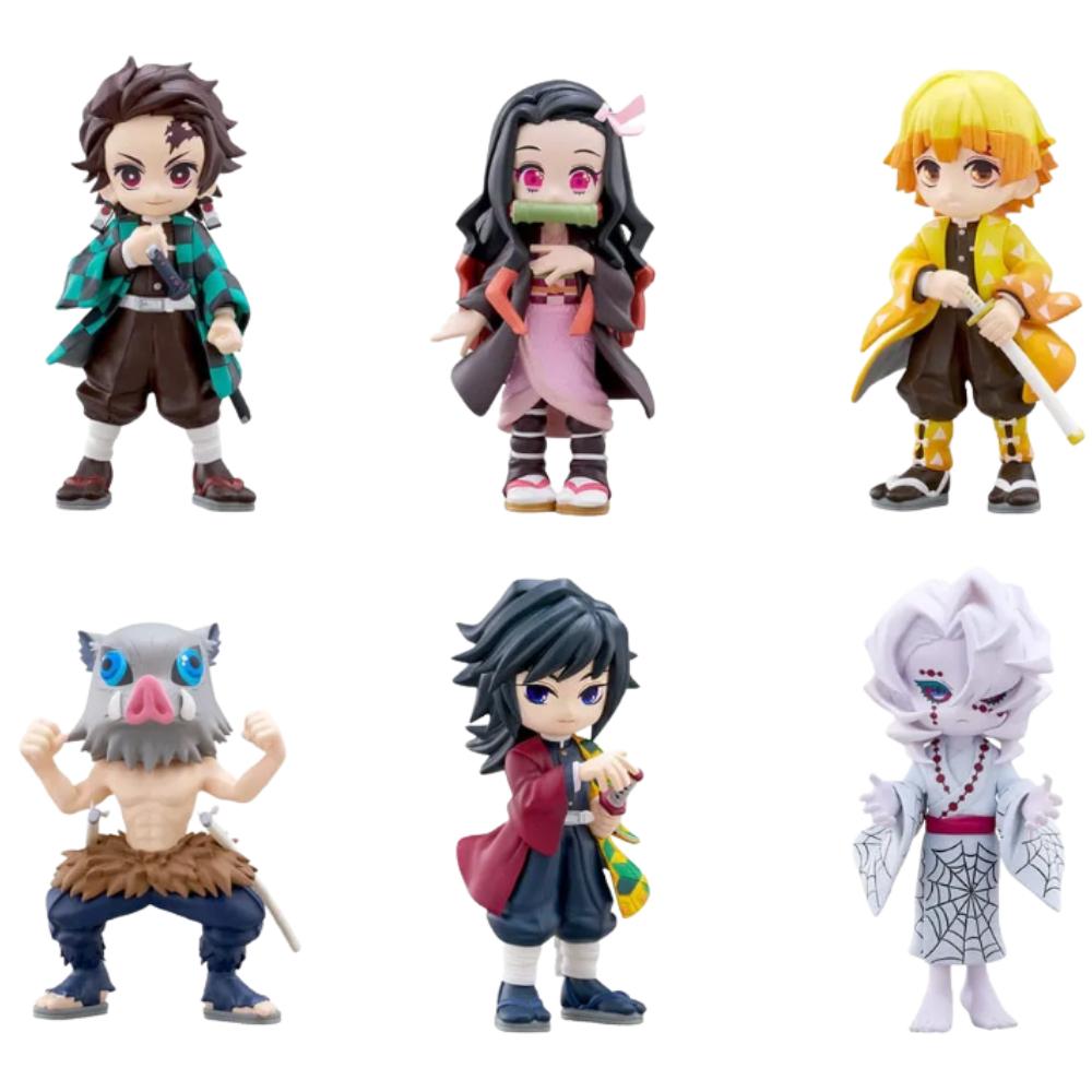 Набор фигурок Kimetsu no Yaiba Клинок рассекающий демонов 6в1 9 см