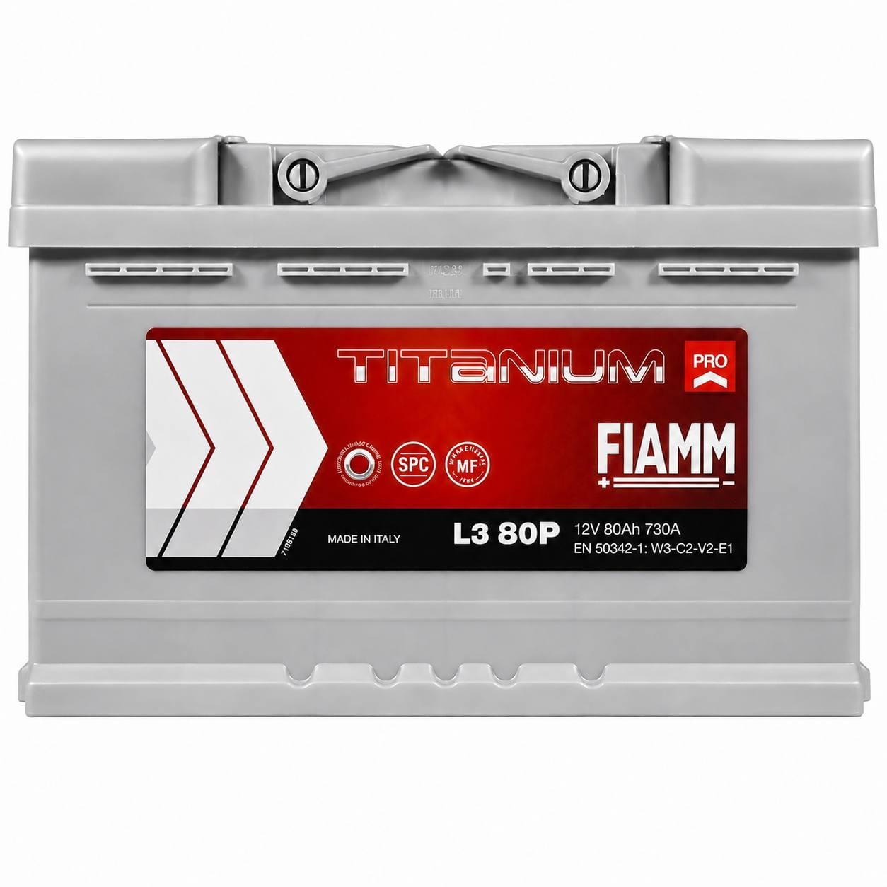 Акумулятор автомобільний Fiamm 80 Ah 730A R+ 12V (3146135654)