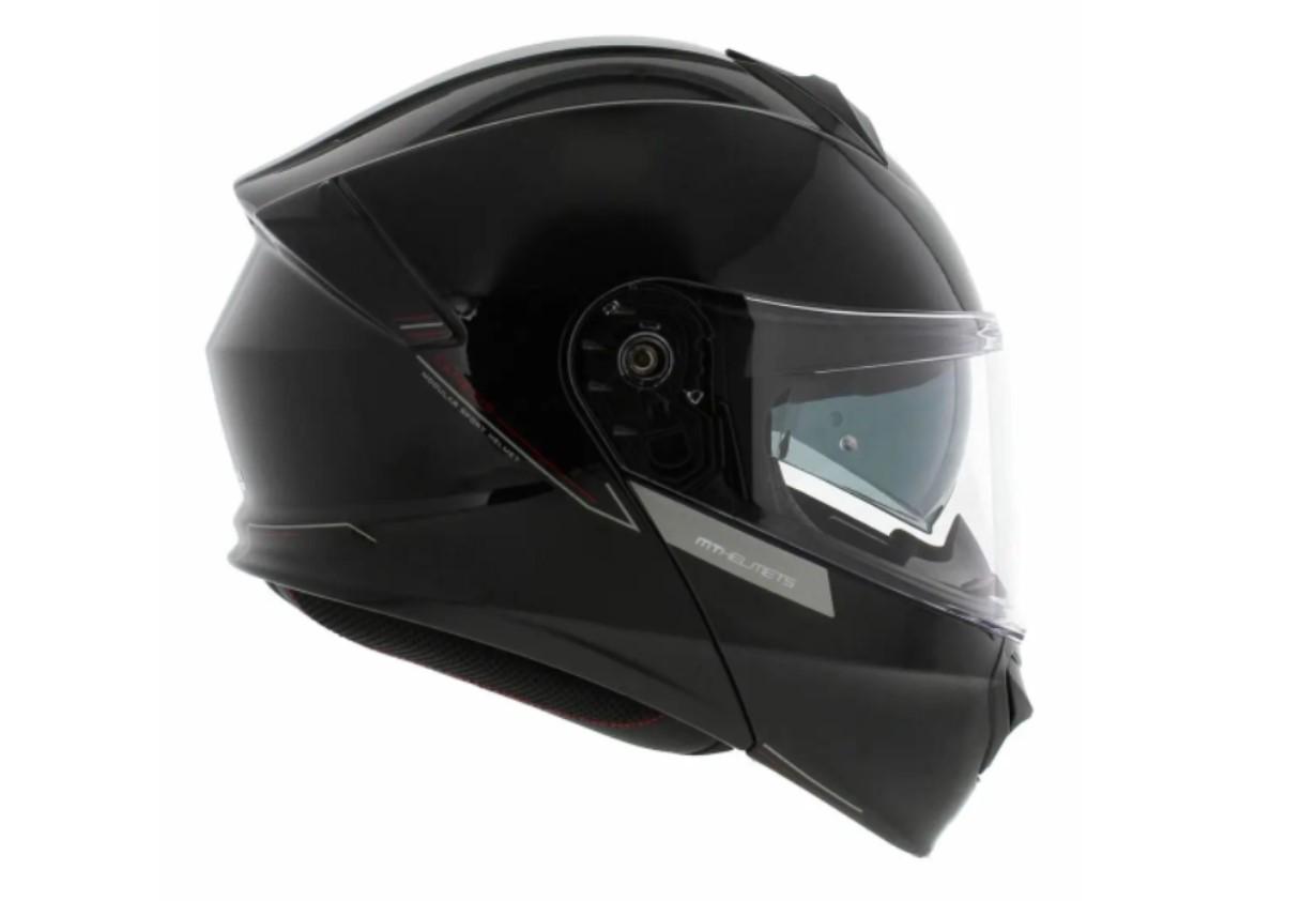 Мотошолом MT HELMETS Genesis SV M Gloss Black (32258) - фото 4