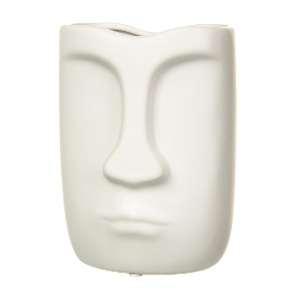 Настольная керамическая ваза Light House Mercy Белый 17 см