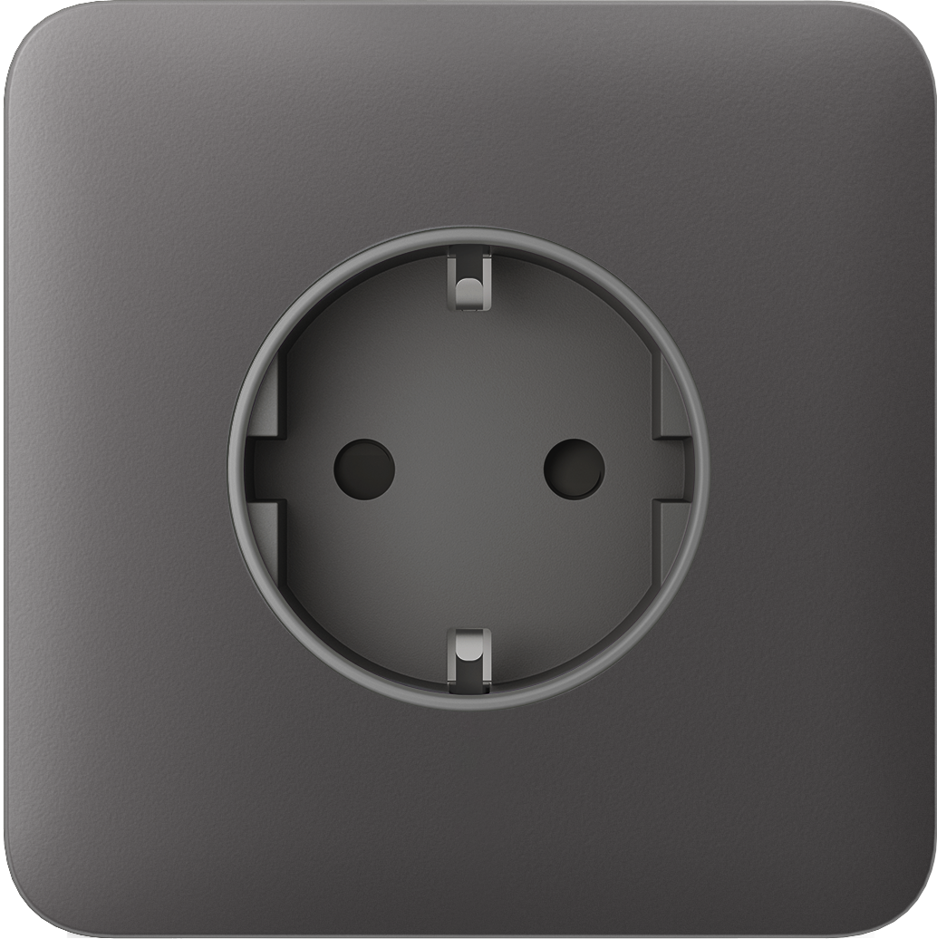 Панель передняя для встроенной розетки Ajax SoloCover Basic Grey (16923) Панель передняя для встроенной розетки Ajax SoloCover Basic Grey (16923)