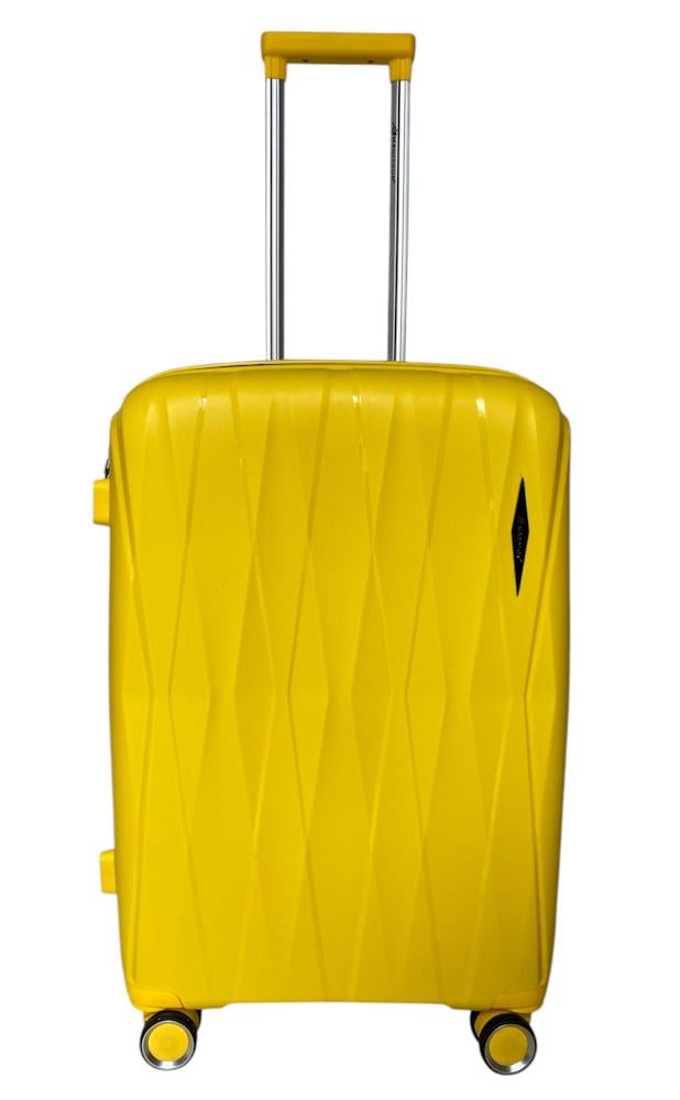 Валіза середня Madisson Snowball 51103 поліпропілен M Жовтий - фото 1