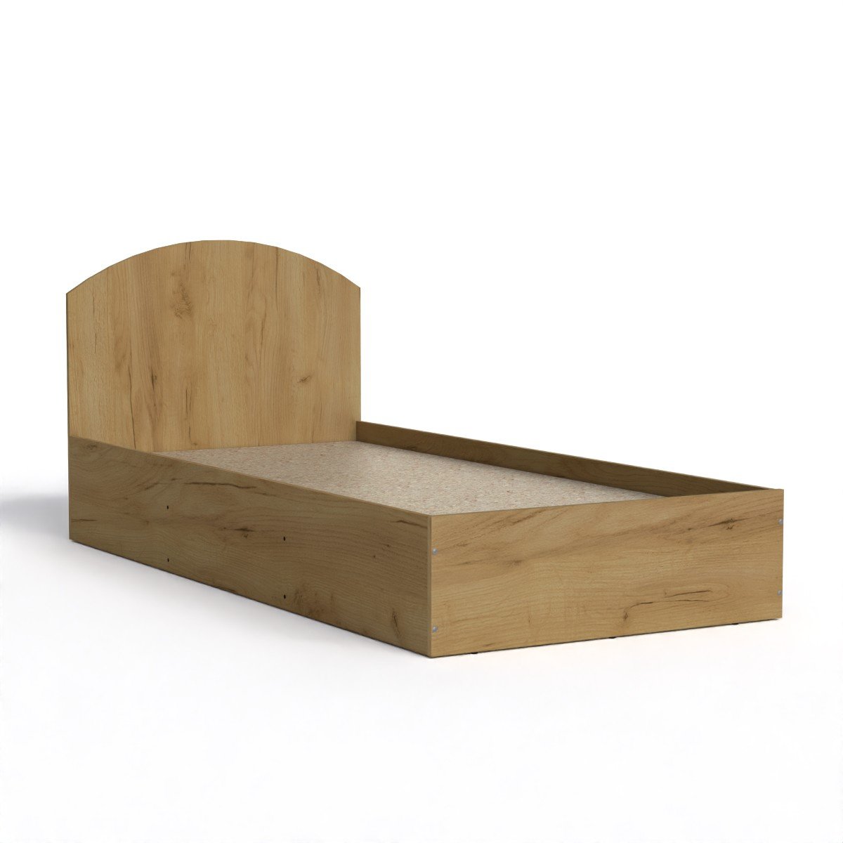 Ліжко односпальне Компаніт 90 202,4х94,4х70 см Дуб крафт золотий (16612)