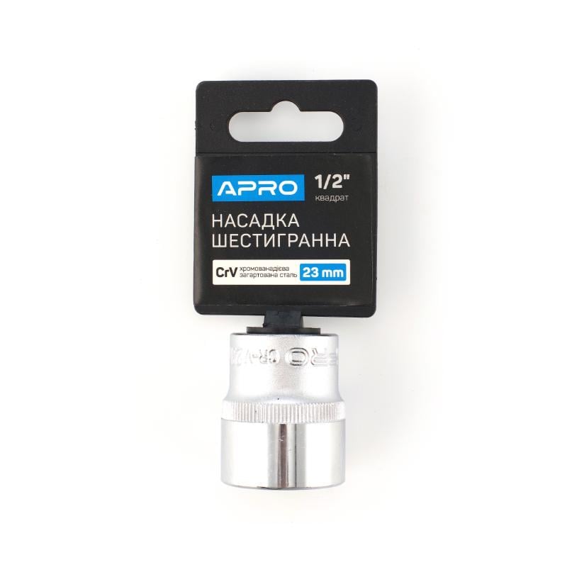 Головка Apro шестигранная 1/2" 23 мм