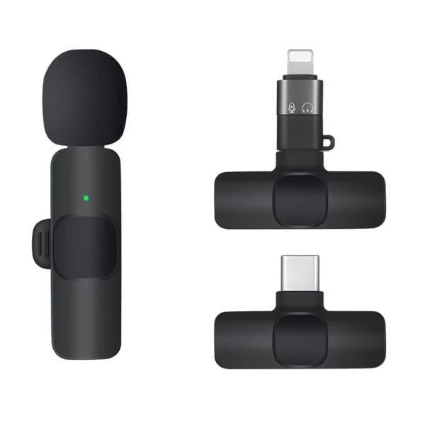 Микрофон петличный беспроводной RIAS K8 Type-C Lightning Black (3_04141) Микрофон петличный беспроводной RIAS K8 Type-C Lightning Black (3_04141)