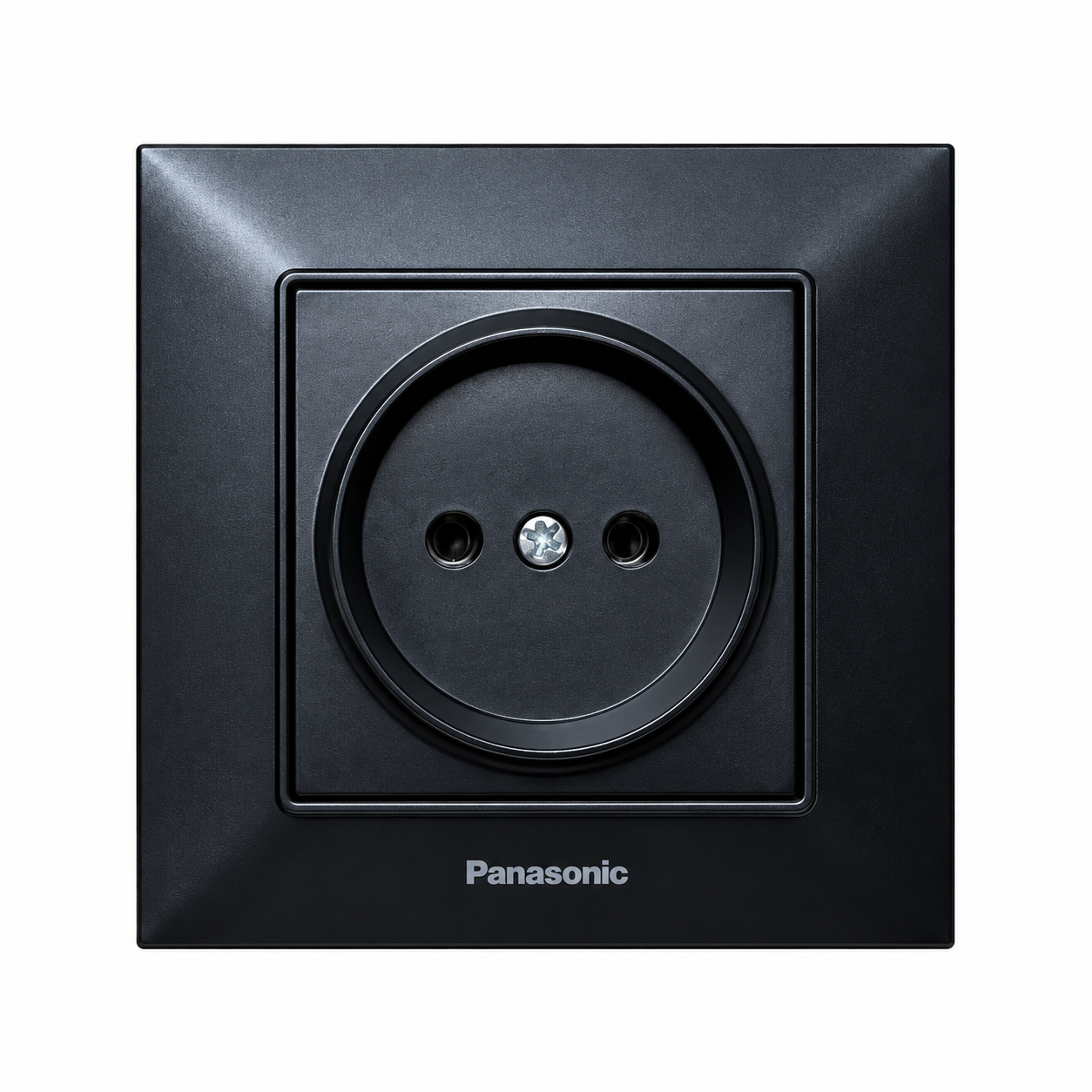 Розетка 1-я Panasonic Arkedia Slim Черный