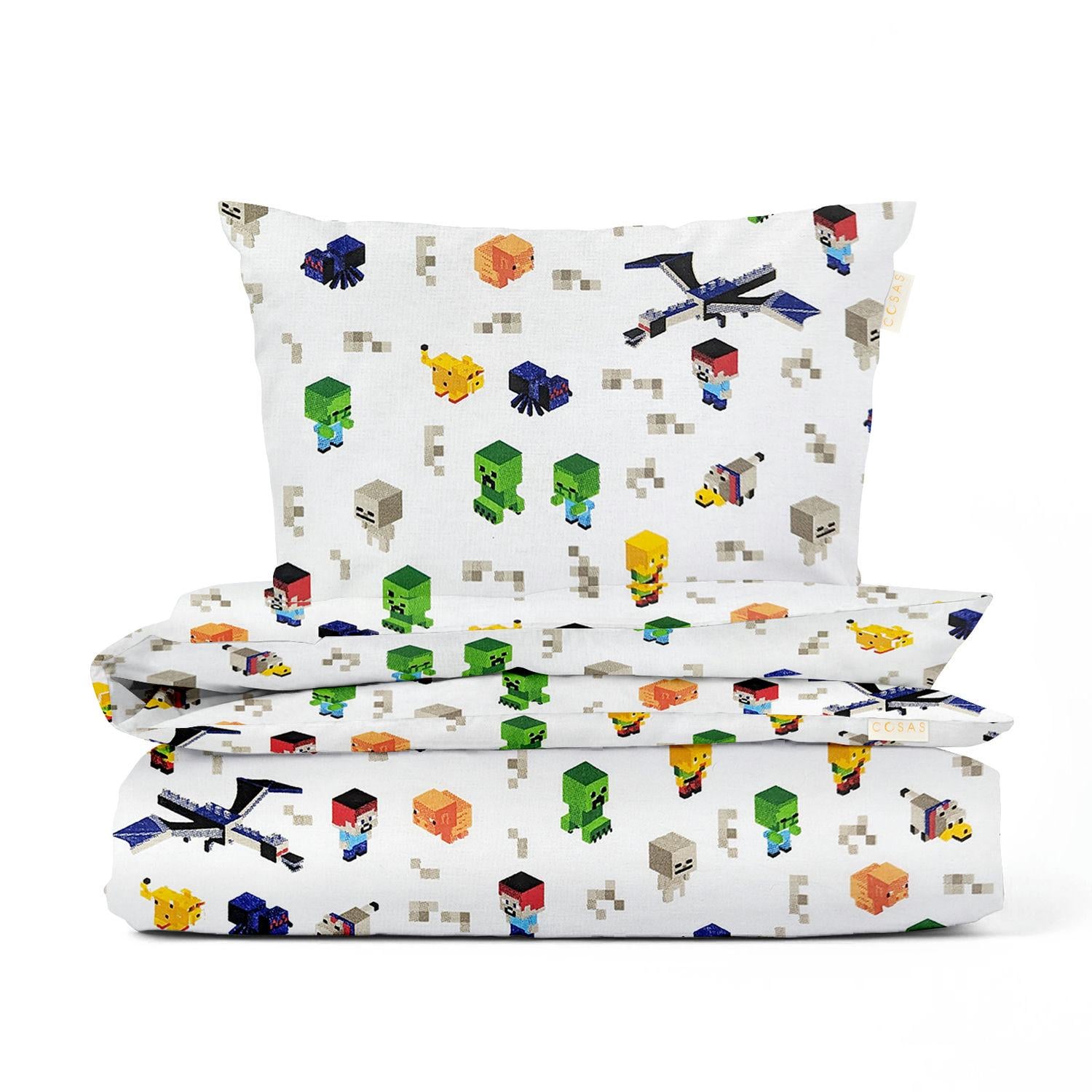 Комплект белья Cosas Minecraft пододеяльник и наволочка 50х70 см 160х220 см (4822052109632)