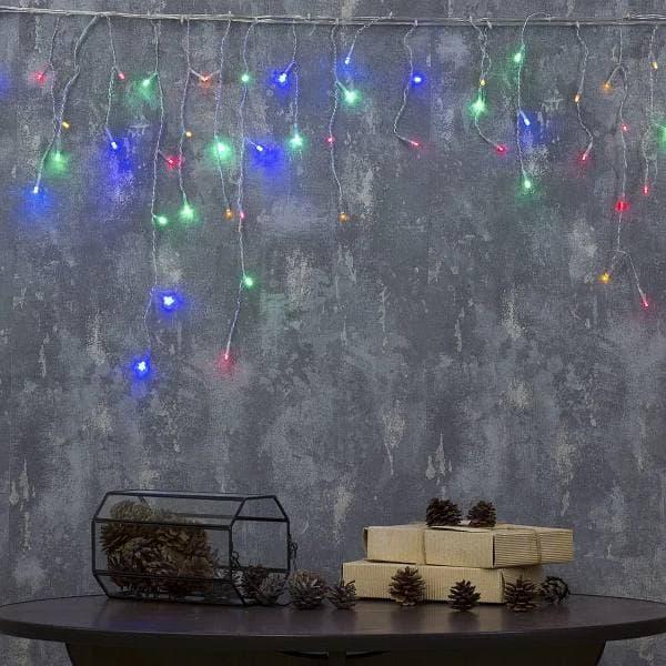 Гірлянда світлодіодна бахрома 3х0,5 м 120 лампочок Різнокольоровий (1518249791) - фото 5 Гірлянда світлодіодна бахрома 3х0,5 м 120 лампочок Різнокольоровий (1518249791) - фото 5