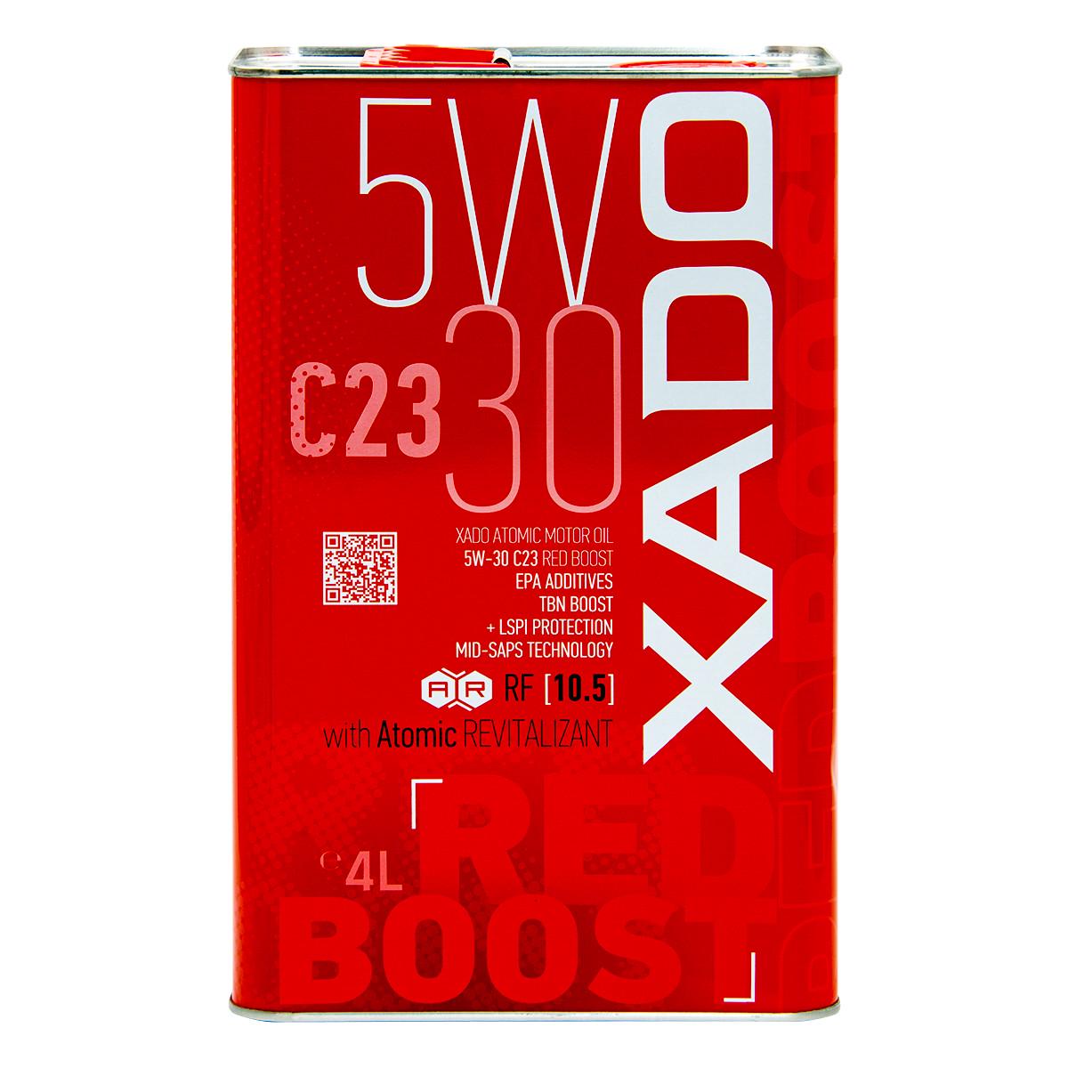 Моторна олива XADO Atomic Oil 5W-30 C23 RED BOOST синтетична 4 л