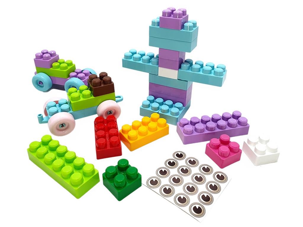 Конструктор дитячий Doloni Toys у контейнері з пластику 343 дет. Різнокольоровий (150-98-013999/02) - фото 5