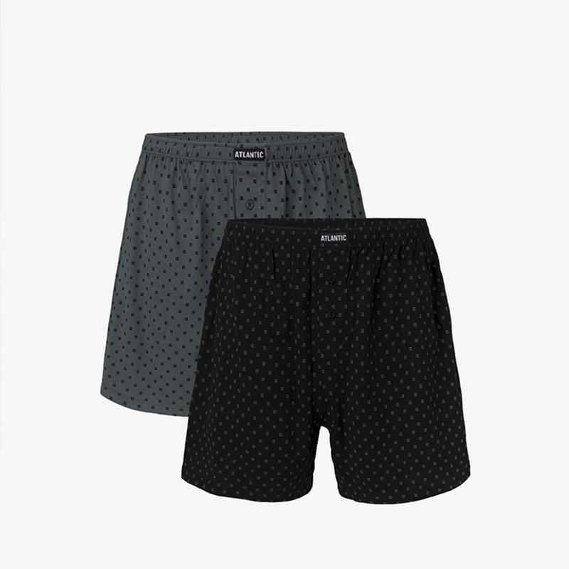 Труси чоловічі боксери Atlantic XXL 2 шт. Cza/Kha (2MBX 019)