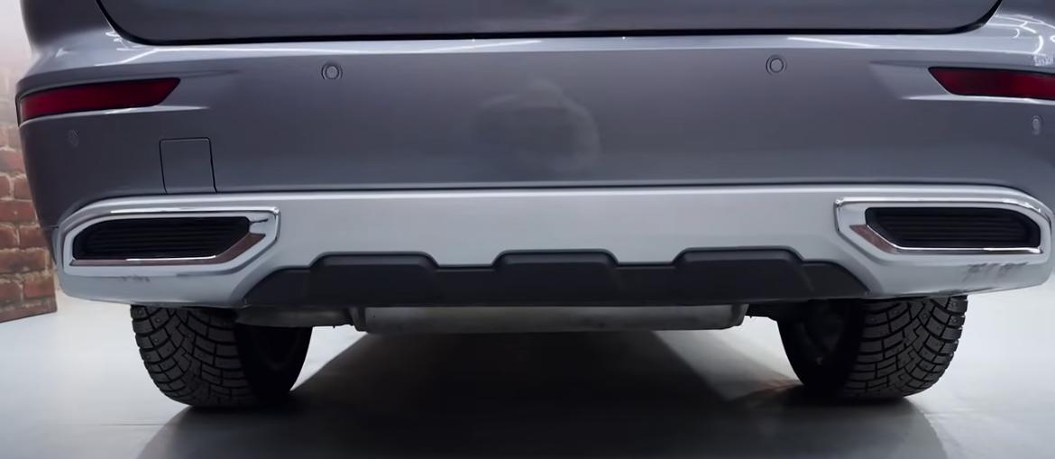 Накладки заднего бампера Mitsubishi Outlander 4 2022-2025 г. MZ555443EX 2 шт. (27455748) - фото 4