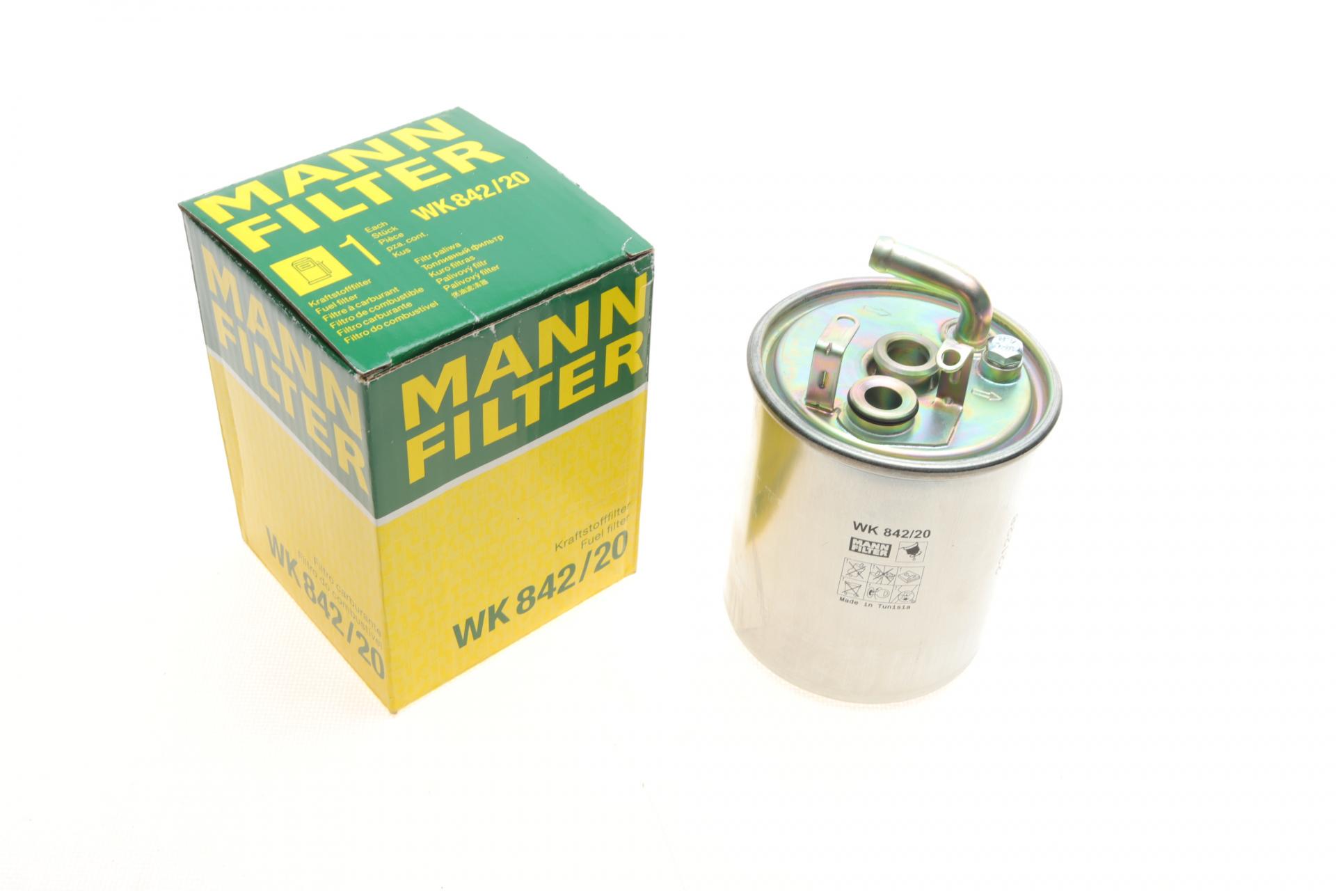 Фильтр топливный Mann-Filter для MB Sprinter 2,7CDI 00- OM612 (WK 842/20) Фильтр топливный Mann-Filter для MB Sprinter 2,7CDI 00- OM612 (WK 842/20)
