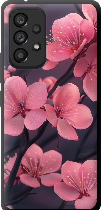 Чехол на Samsung Galaxy A53 A536E Пурпурная сакура (6075b-2585-42517) Чехол на Samsung Galaxy A53 A536E Пурпурная сакура (6075b-2585-42517)