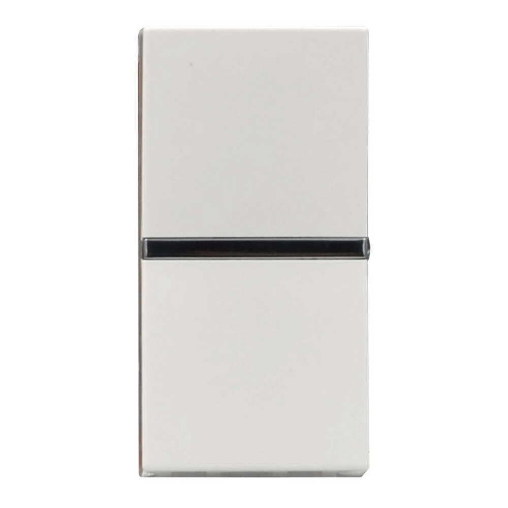 Вимикач одноклавішний Zenit одномодульний проміжний Білий (2CLA211000N1101)