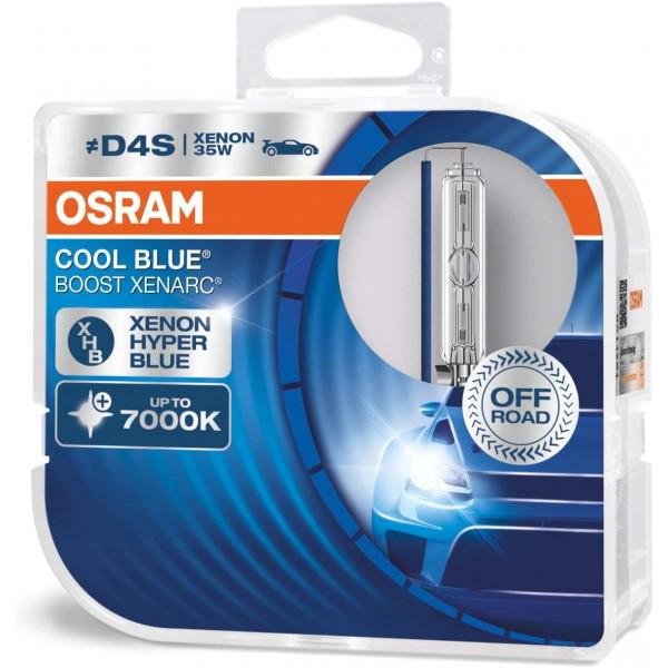 Автолампа ксенононова Osram 66440CBB-DUO cool blue boost D4S 85 В 35 Вт P32d-5 Xenarc - фото 2