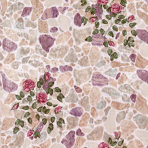Обои на бумажной основе влагостойкие Шарм 41-02 Роза на камне 0,53х10 м Светло-коричневый с сиреневым (6348180b545099340e54bc05)