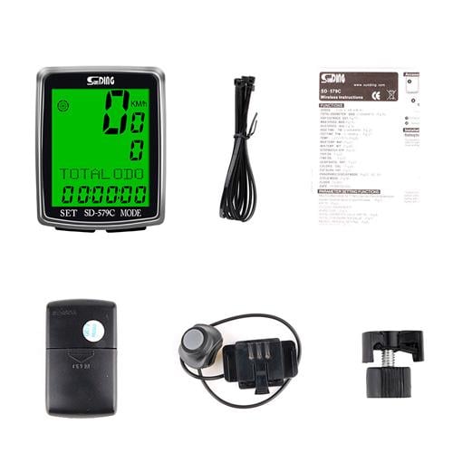 Велокомпьютер SD-579C с кнопкой 27 функций (555)