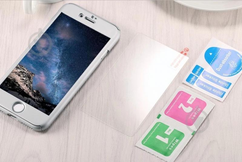 Чехол MakeF + стекло на iPhone 7/8 Grey (HbP050422) - фото 4 Чехол MakeF + стекло на iPhone 7/8 Grey (HbP050422) - фото 4