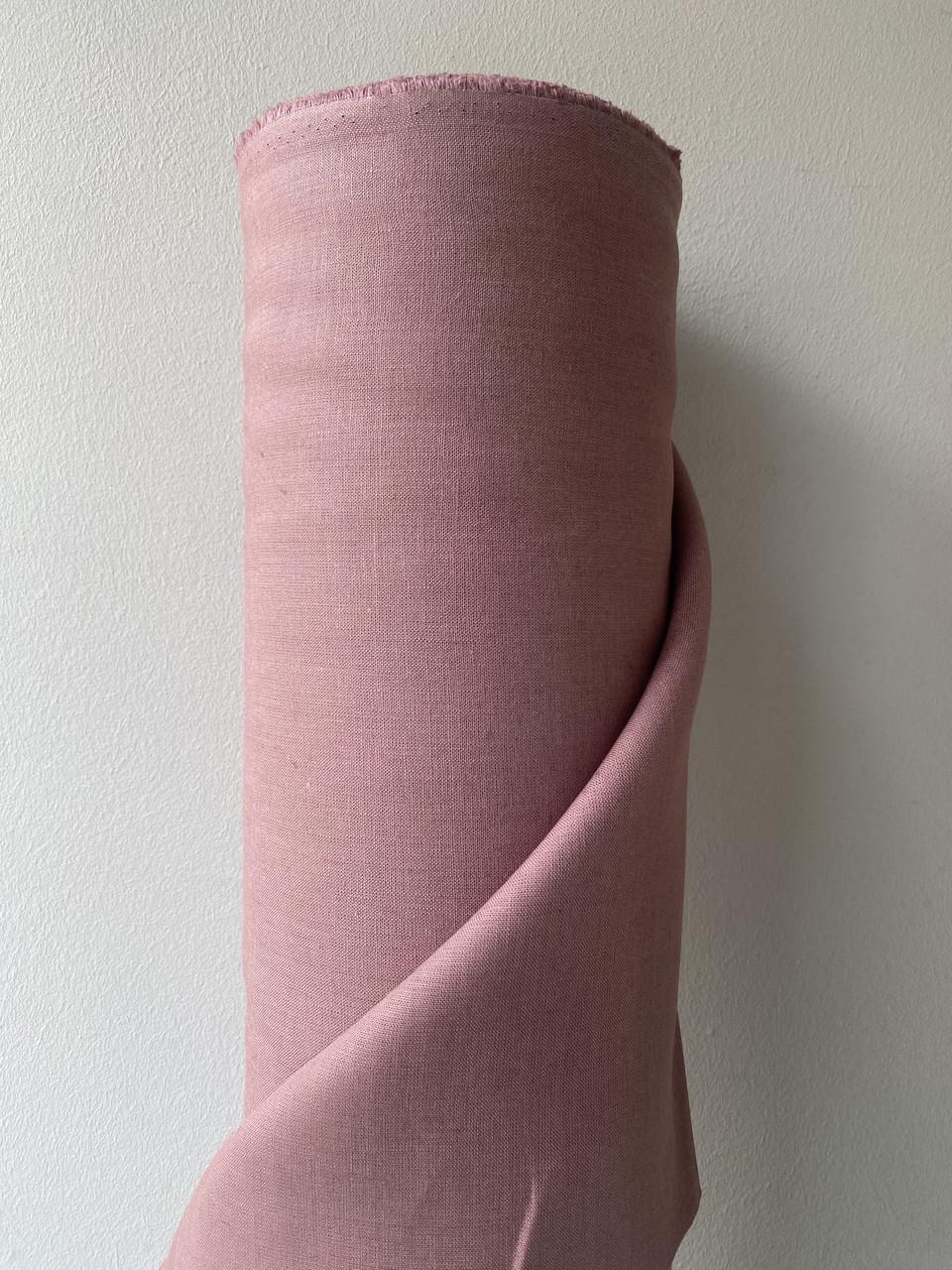 Ткань костюмная смягченная LINEN PLUS 100% лен 150 см 317 Терракотовый
