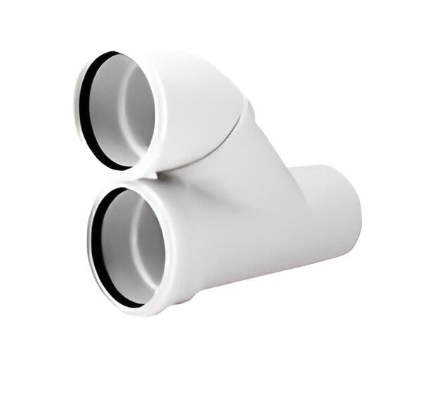 Тройник параллельный REHAU Raupiano PLUS 110х110 мм (UIN-120564002)