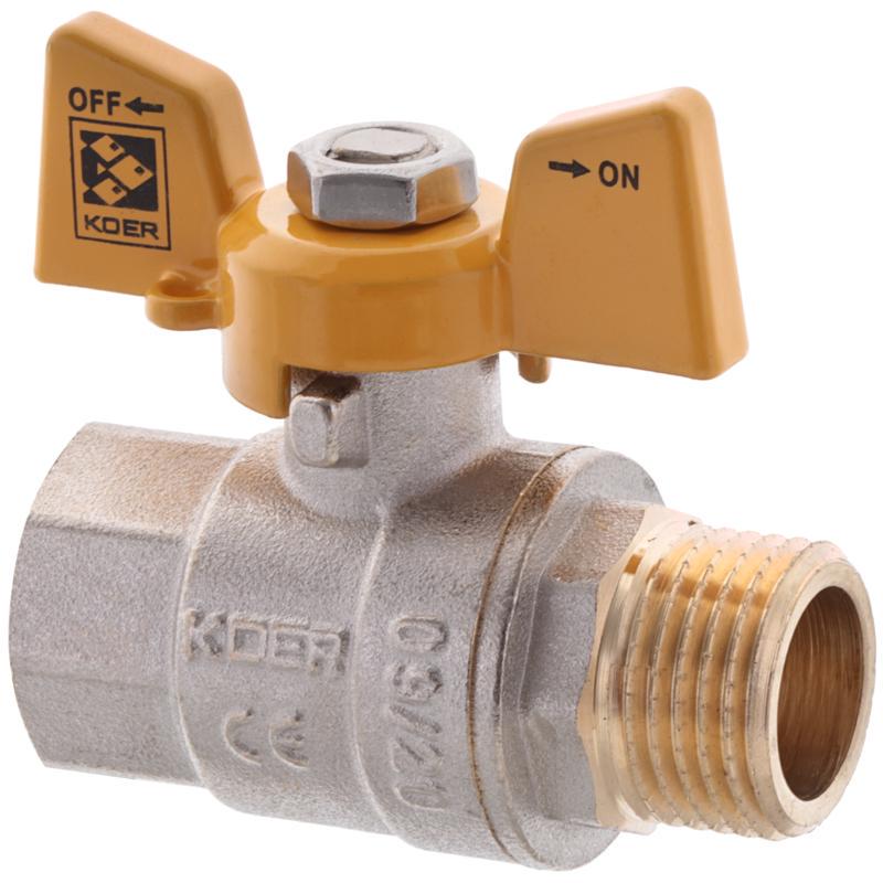 Кран шаровой KOER KR.218.G 1/2" FM ГШМ латунь (OL-KR0036)