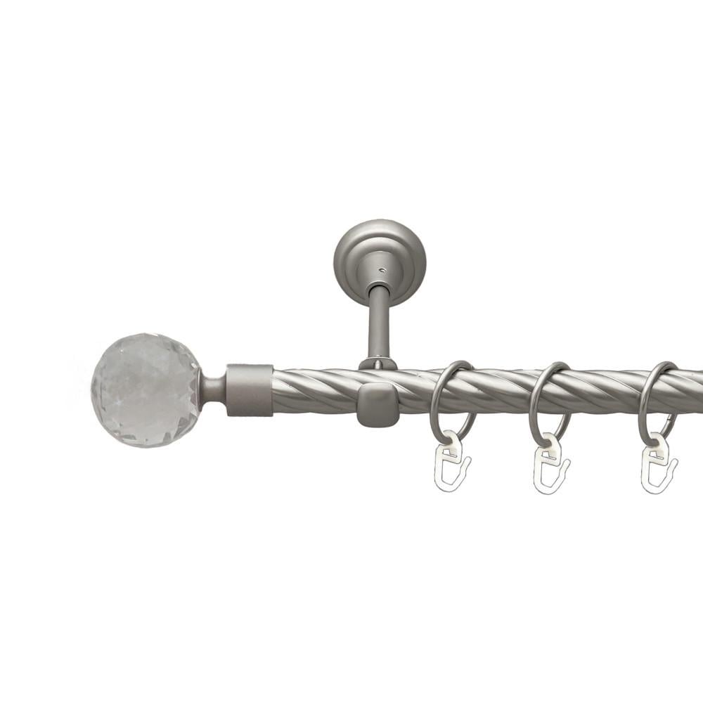 Карниз Orvit Люмиера однорядный скрученный 19 мм 200 см Сатин (00-00023031)