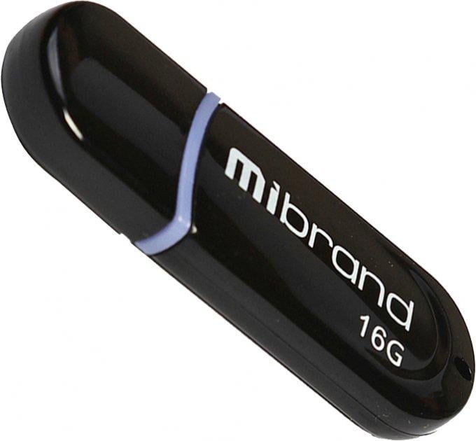 Флэш-память USB Mibrand USB 2,0 Panther 16 GB Черный (27920opti)