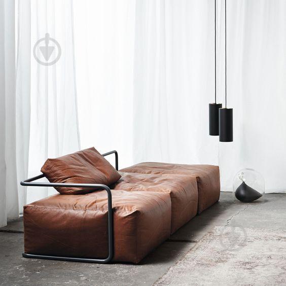 Диван JecksonLoft "Порти", коричневый, 180 см, арт 0155