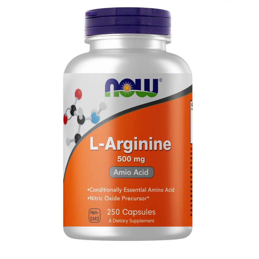 Амінокислота NOW L-Arginine 500 мг 250 капс. (4398)