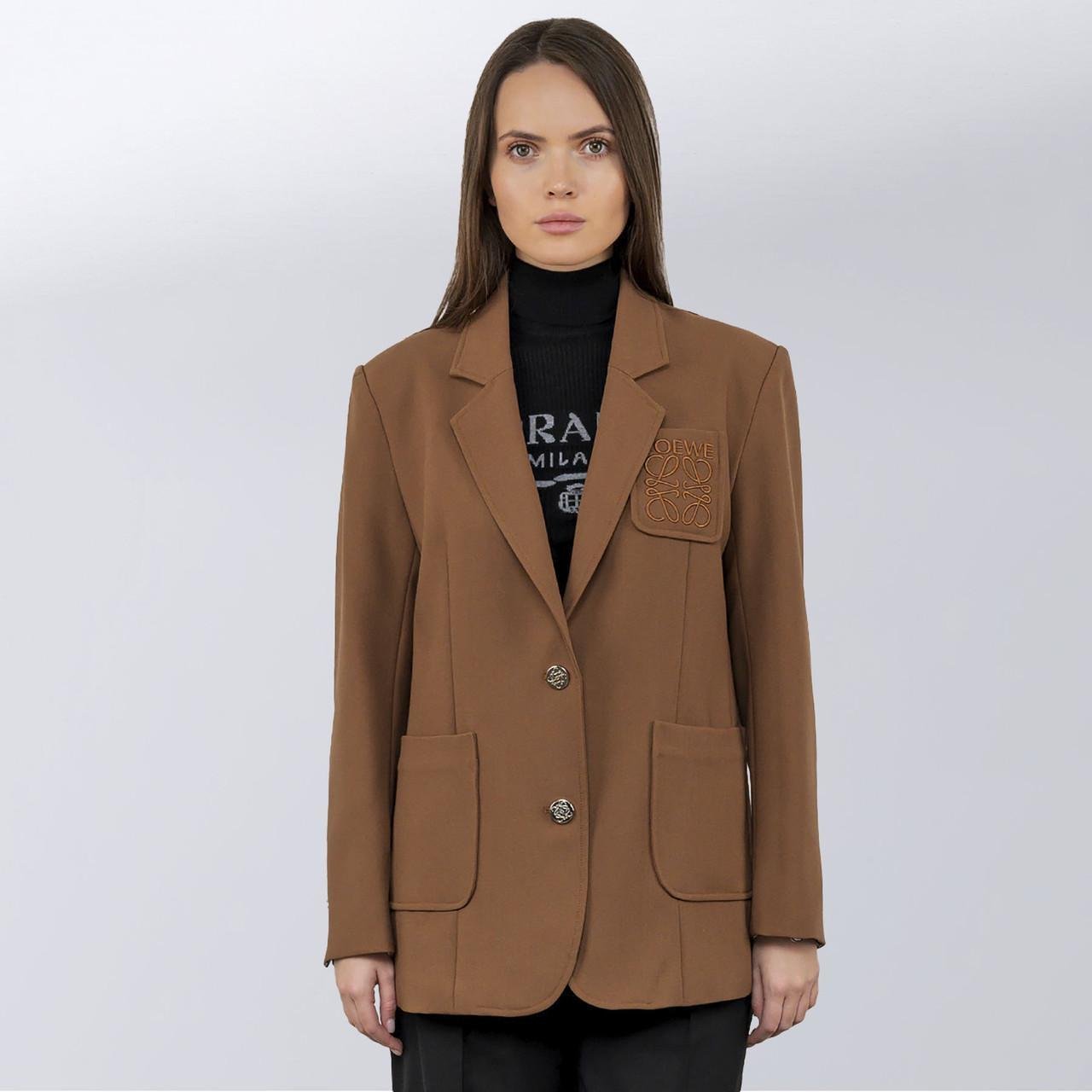 Жакет жіночий повсякденний Loewe S Коричневий (2797308239) Жакет жіночий повсякденний Loewe S Коричневий (2797308239)