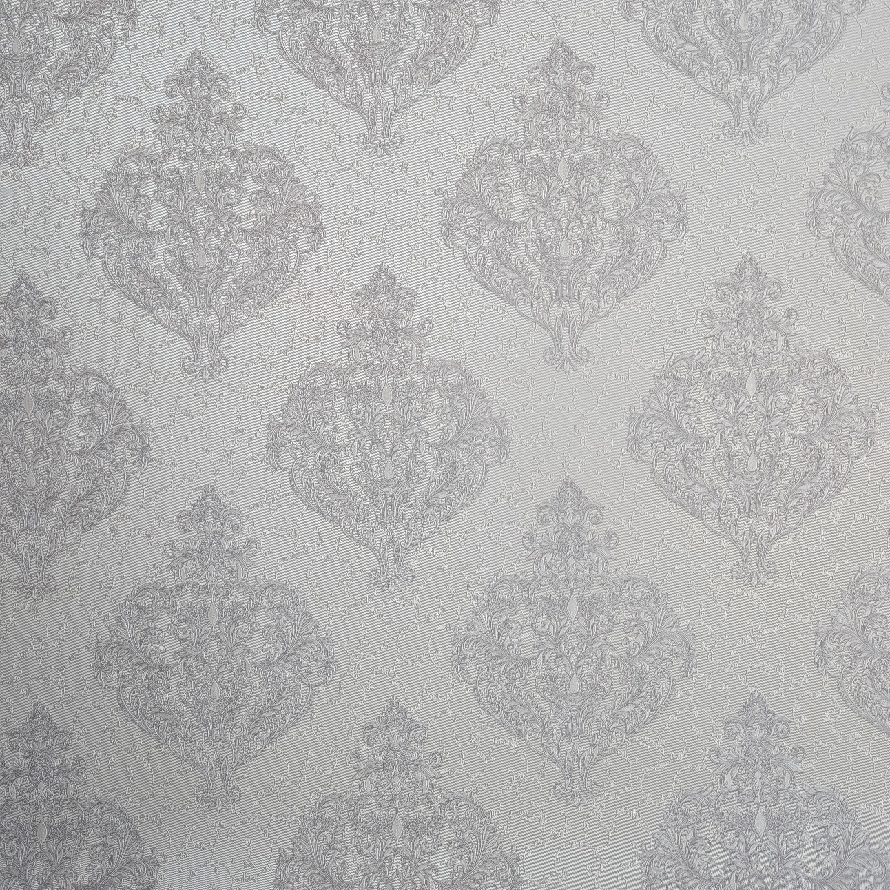 Обои виниловые A.S. Creation Opera 2 37433-7 Медальон на флизелиновой основе Молочный (37433-7)