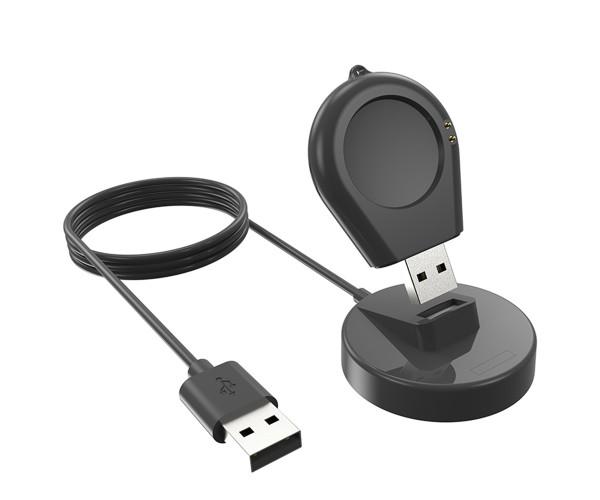 Зарядное устройство USB с кабелем для смарт-часов Xiaomi Watch S3/S2 5V 1A Black