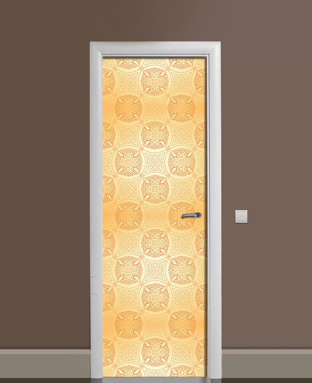 Наклейка 3D на двери Zatarga Болгарские пески виниловая 650х2000 мм (1323454699)