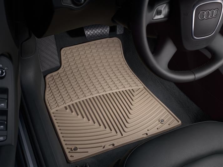 Килимки автомобільні передні гумові WeatherTech W111TN Audi A5/S5/RS5 2008-2015 Бежевий (1185135798)