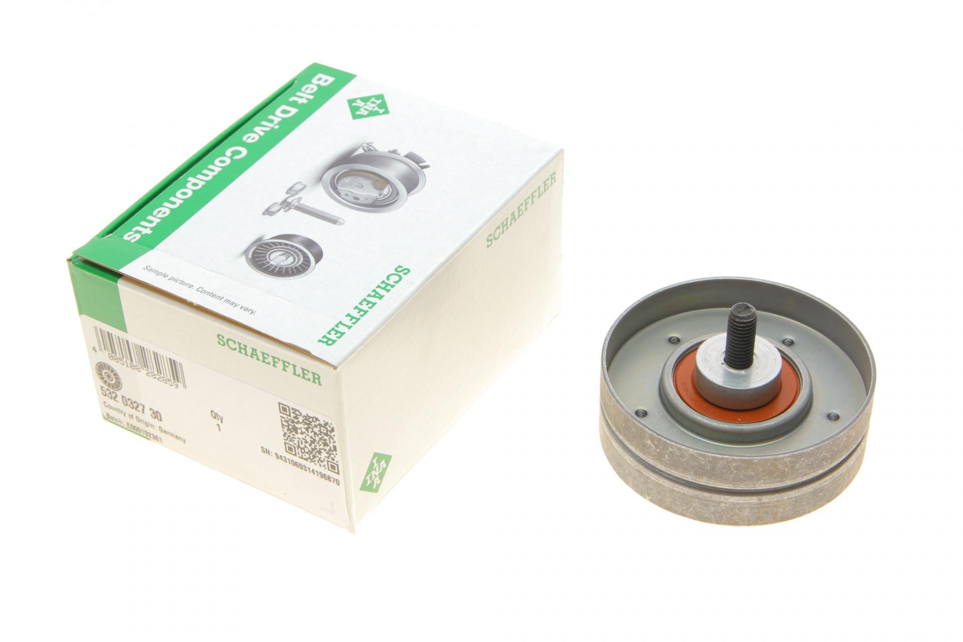 Ролик генератора INA 532 0327 30 Volvo S40/V40 95-04 паразитный 76х26 мм Ролик генератора INA 532 0327 30 Volvo S40/V40 95-04 паразитный 76х26 мм