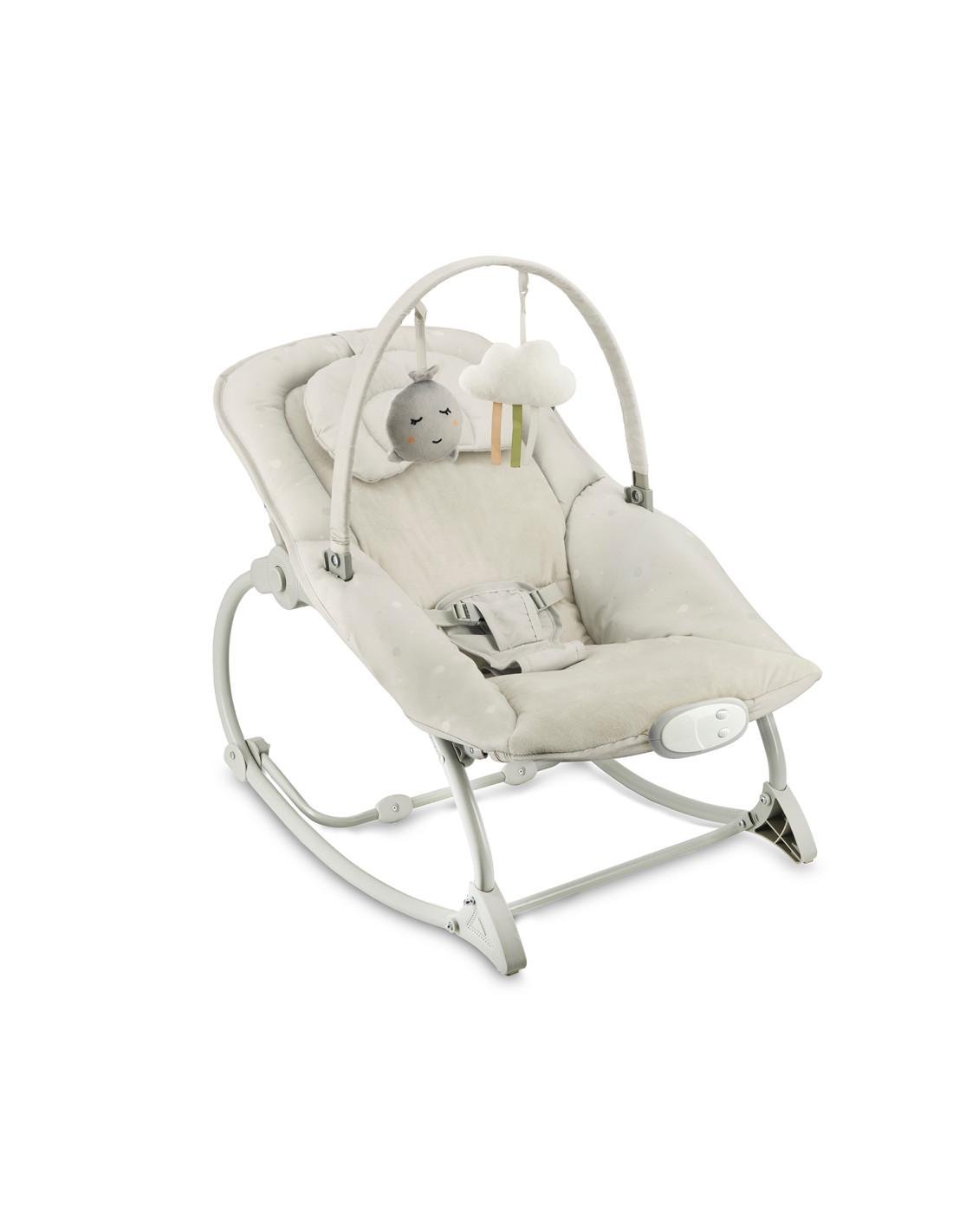 Кресло-качалка MoMi LAPIS Light Grey