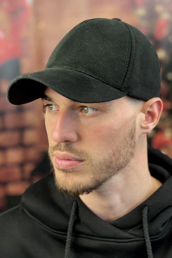 Бейсболка мужская Braxton Б/Л зимняя Черный (2376173702)