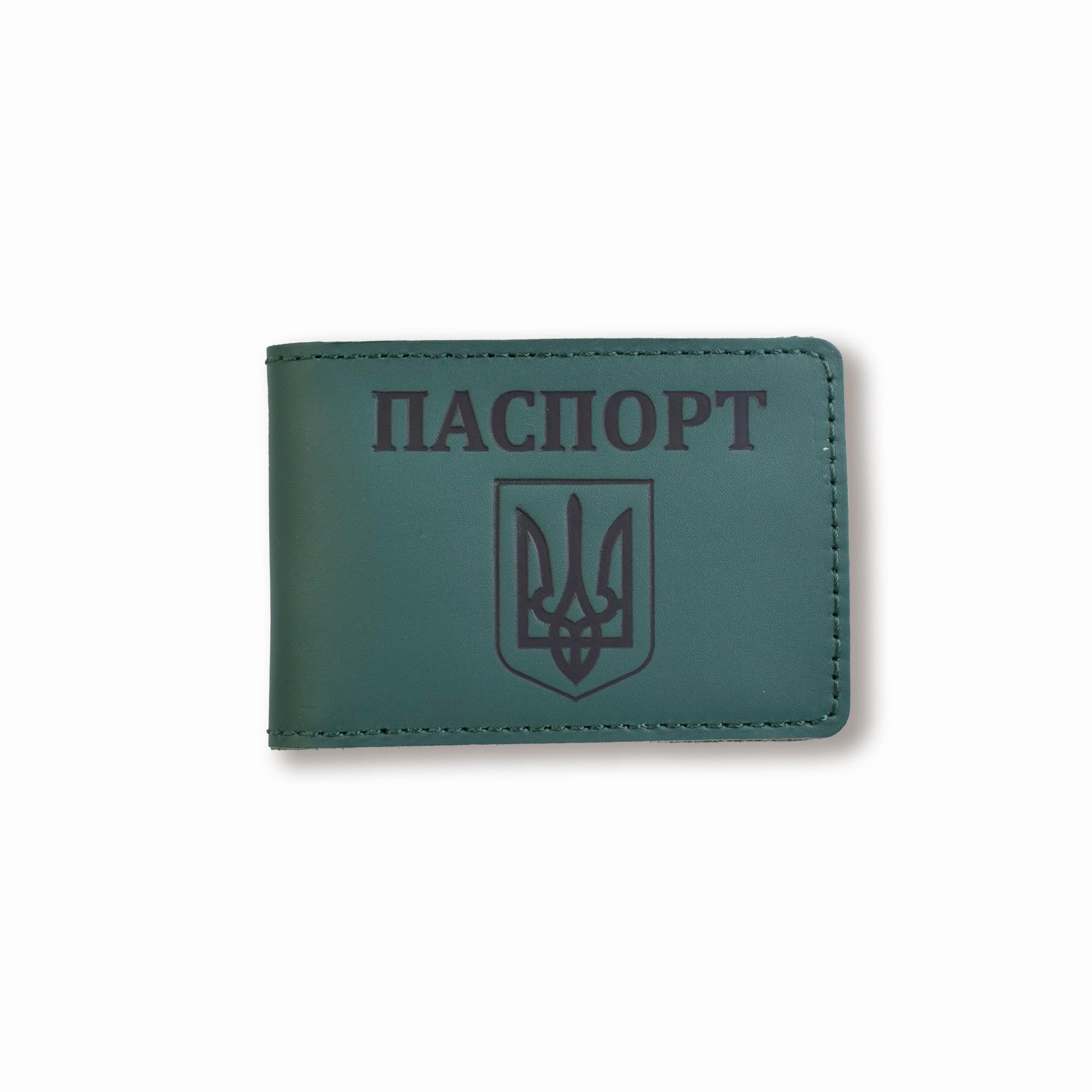 Обложка для ID-карты с гербом Зеленый с черным