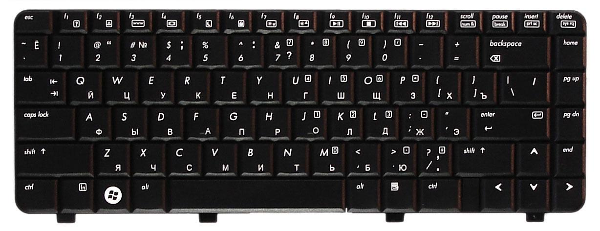 Клавиатура для ноутбука HP Compaq Presario CQ40/CQ41/CQ45 Black