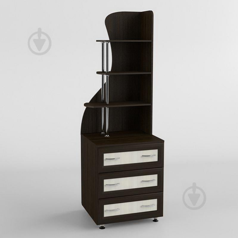 Комод с надстройкой Тиса Мебель К-163р Венге/Дуб молочный Комод с надстройкой Тиса Мебель К-163р Венге/Дуб молочный