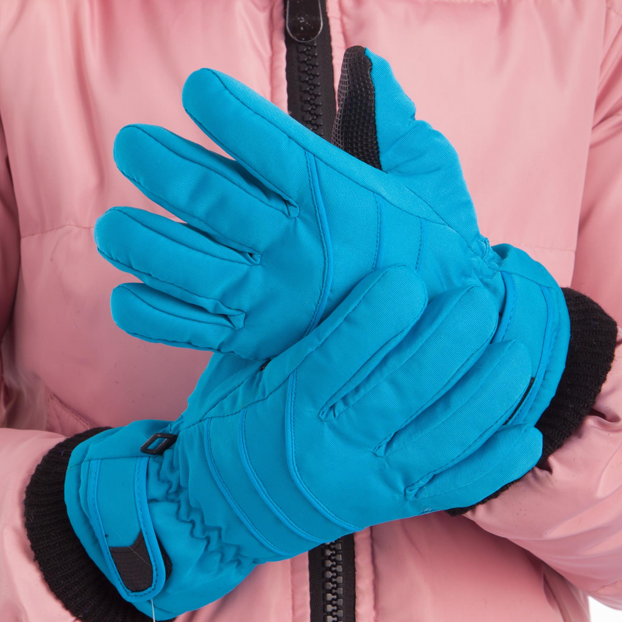 Перчатки горнолыжные теплые детские SP-Sport L-XL Blue (C-915)