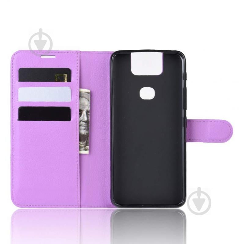 Чохол-книжка Litchie Wallet для Asus Zenfone 6 ZS630KL Violet (hub_Dxwq89333) - фото 5