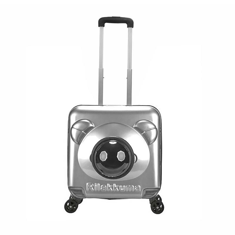 Рюкзак-переноска Taotaopets 261101 Silver на колесах 40x19x40 см