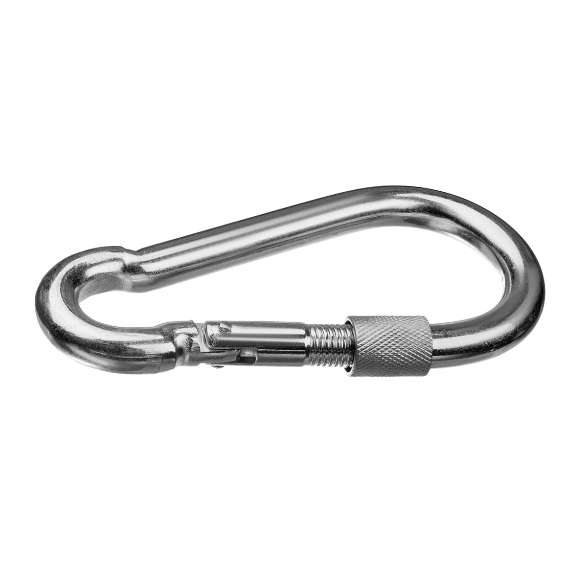 Карабин Steelfix DIN5299D пожарный с фиксатором Н 9х90 мм 6 шт. (146184) Карабин Steelfix DIN5299D пожарный с фиксатором Н 9х90 мм 6 шт. (146184)