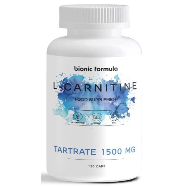 Карнитин Bionic Formula L-Carnitine 1500 мг 120 капс. (000022416) Карнитин Bionic Formula L-Carnitine 1500 мг 120 капс. (000022416)