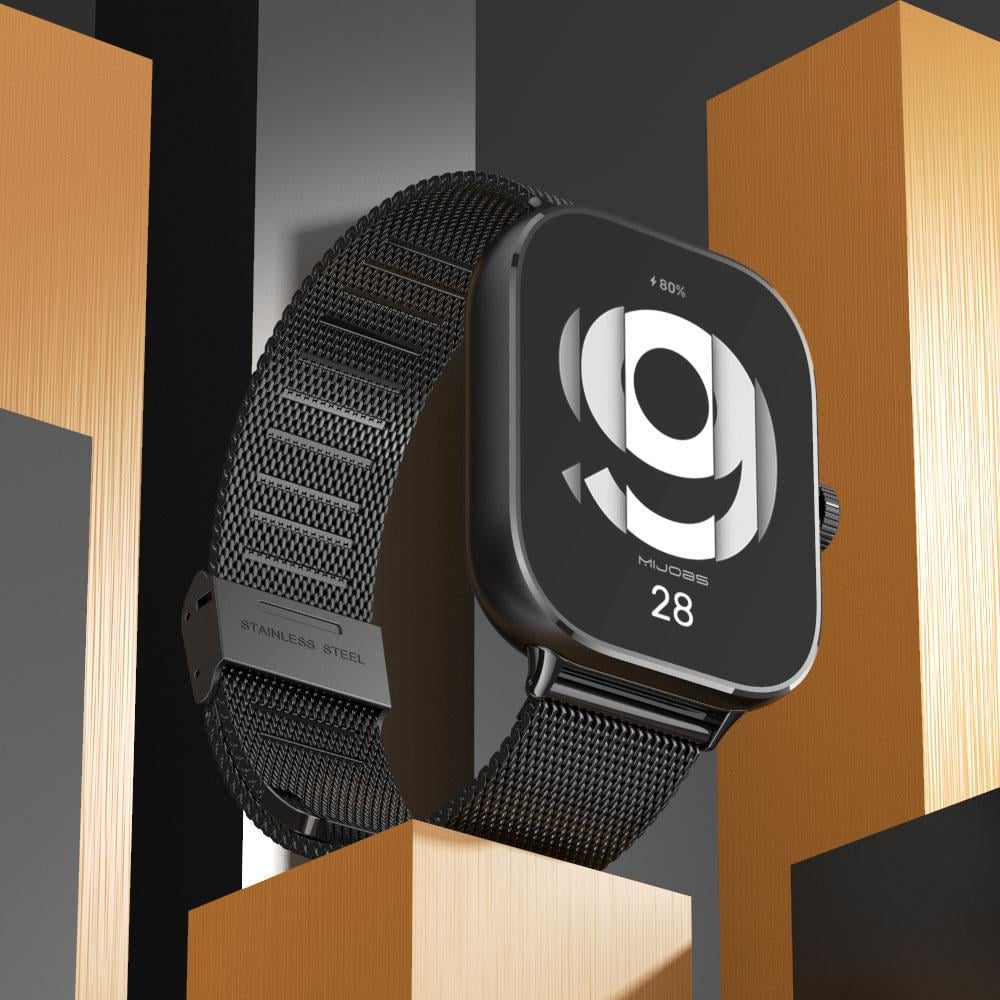 Ремешок для фитнес-браслетов Mijobs для Redmi Watch 5 Xiaomi 220 мм Черный (2744198027)