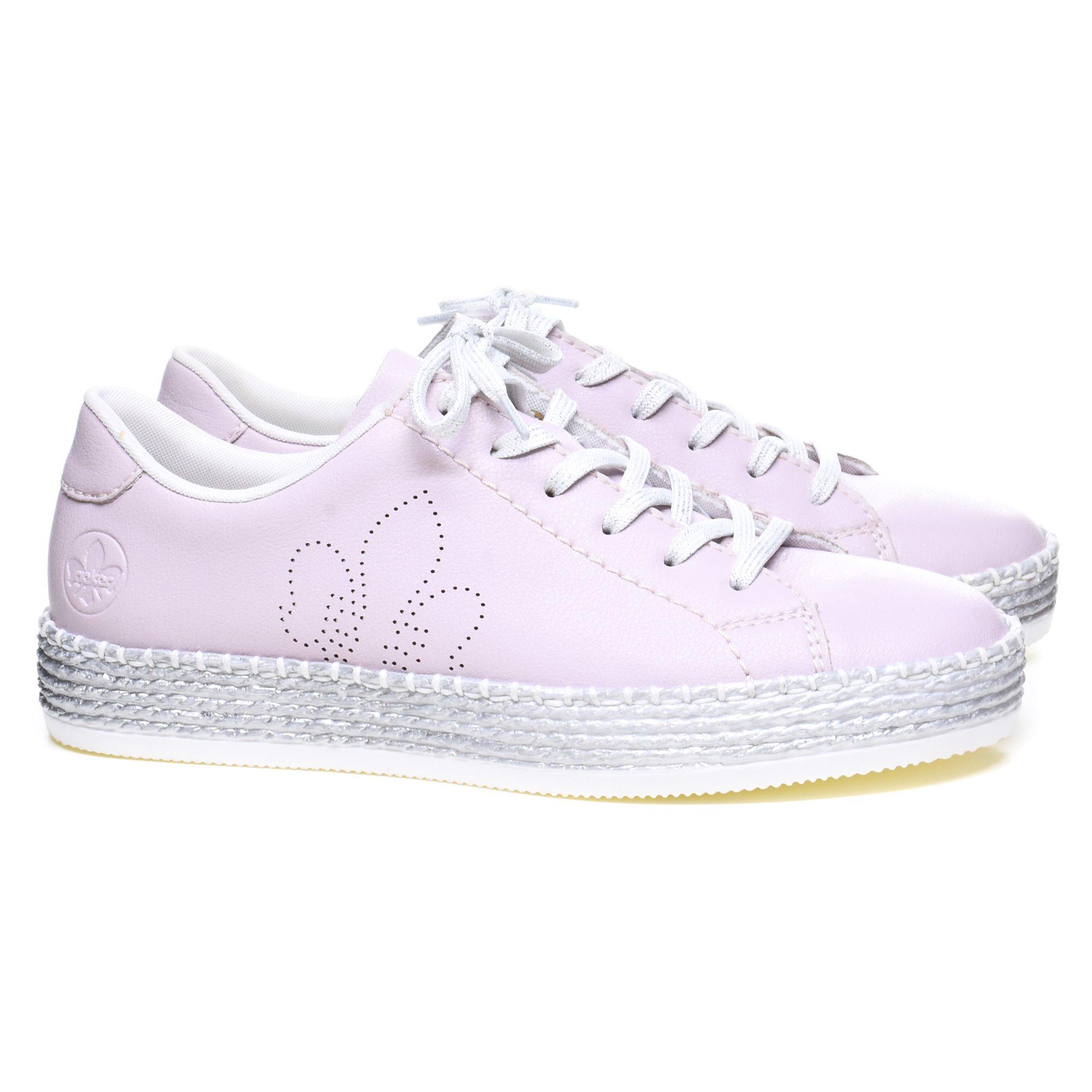 Кеди жіночі Rieker р. 38 Рожевий (035237-38) - фото 4